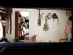 Rejtett kamera, mexikói felesége öltözködés után bath(2)