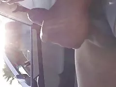 Szemüveg nagyi hatalmas cum flash!