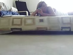 Házi érett pár hálószoba bohóckodás